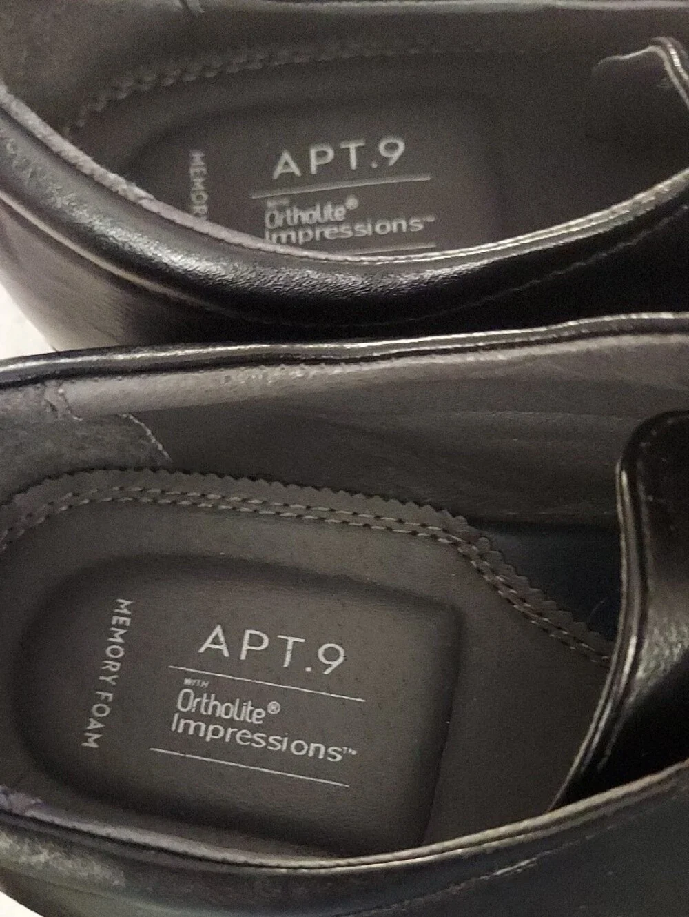 Apt. 9 Black Men's Faux Leather Derby Dress Shoes